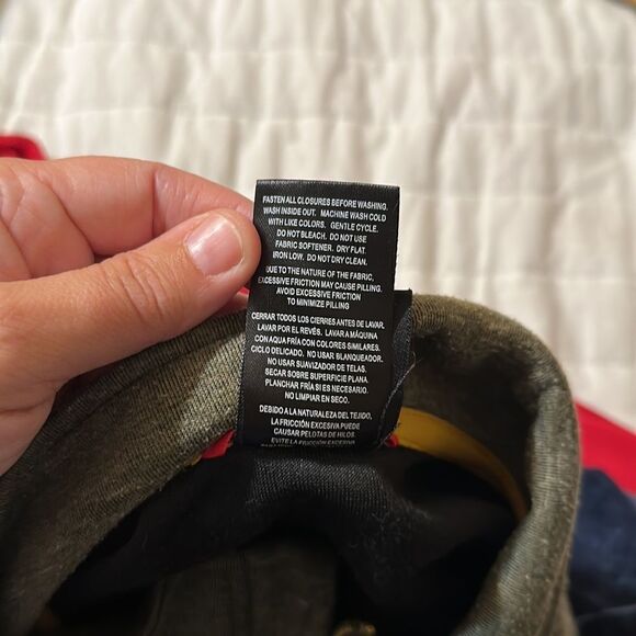 GERRY M Men’s Camo Green Heathered Full Zip Sweatshirt - Picture 12 of 16